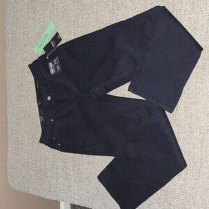 JONES NEW YORK, SZ 10P/30 BLACK STRAIGHT LEG 30" INSEAM